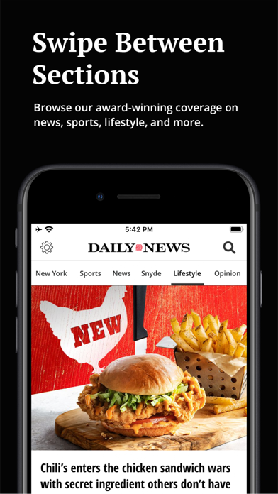 New York Daily News App Store screenshot 1