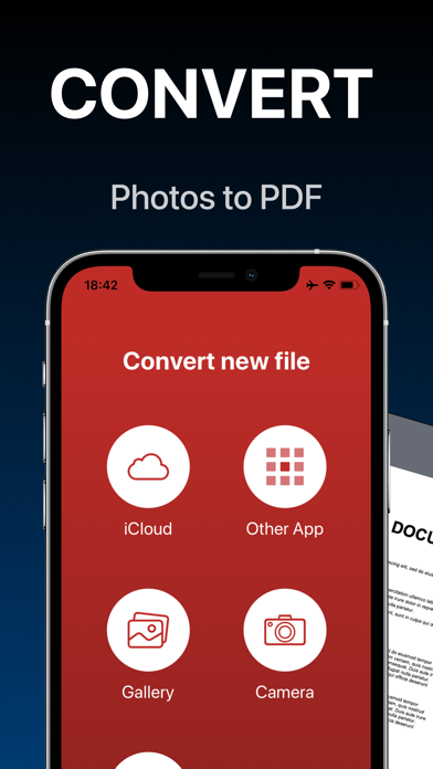 PDF Converter - Word to PDF App Store screenshot 1