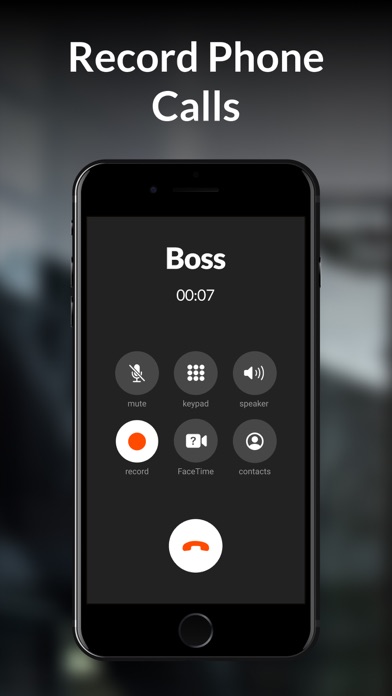 Call Recorder iCall App Store screenshot 1