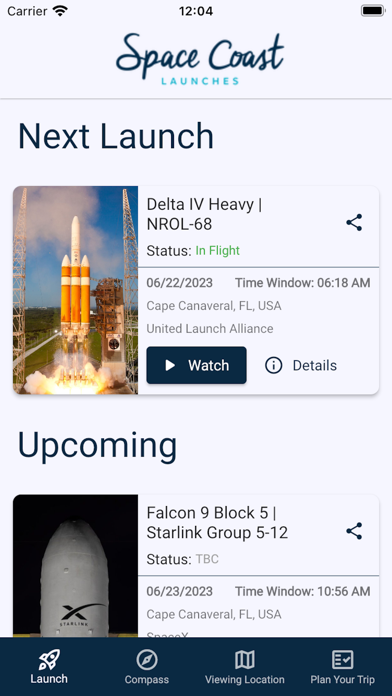 Space Coast Launches App Store screenshot 1