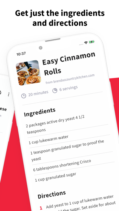 Just the Recipe: Cook smarter App Store screenshot 2
