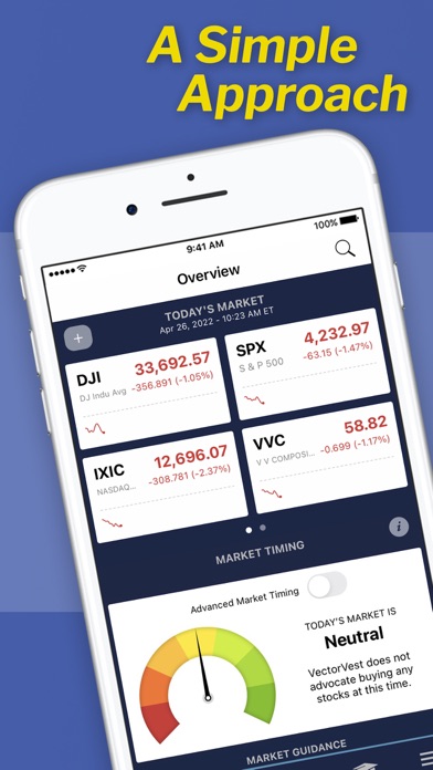 VectorVest: Stock & Investment App Store screenshot 1