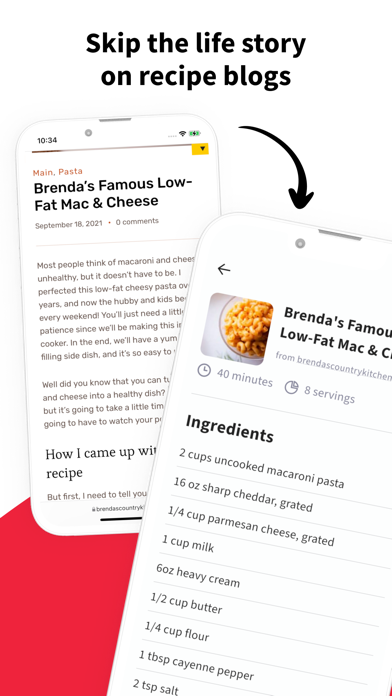 Just the Recipe: Cook smarter App Store screenshot 1