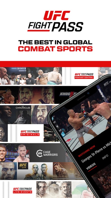 UFC App Store screenshot 1