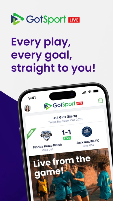 GotSport Live App Store screenshot 1