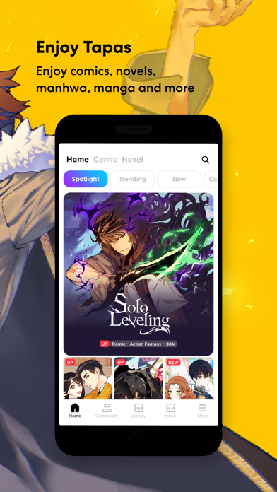 Tapas – Comics and Novels App Store screenshot 2