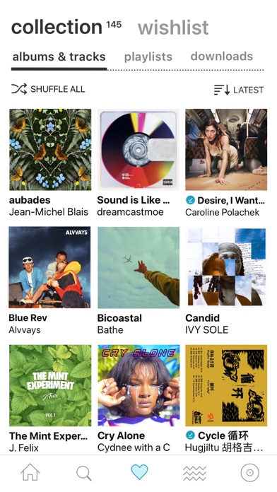 Bandcamp App Store screenshot 1