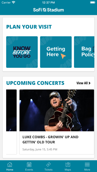 SoFi Stadium App Store screenshot 2