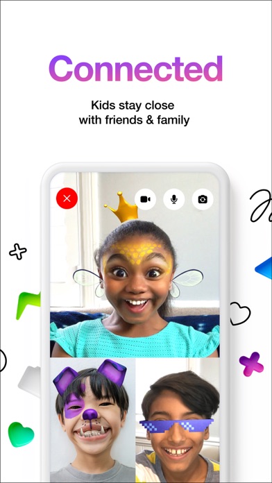 Messenger Kids App Store screenshot 2