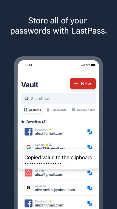 LastPass Password Manager App Store screenshot 1