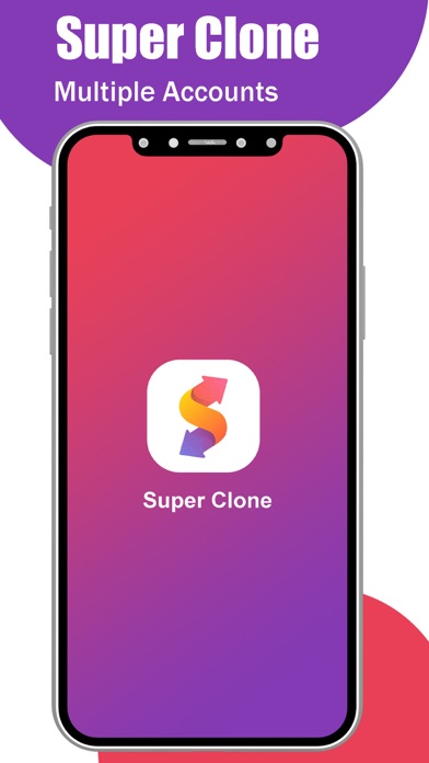 Super clone: Multiple Accounts App Store screenshot 1