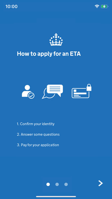 UK ETA App Store screenshot 2