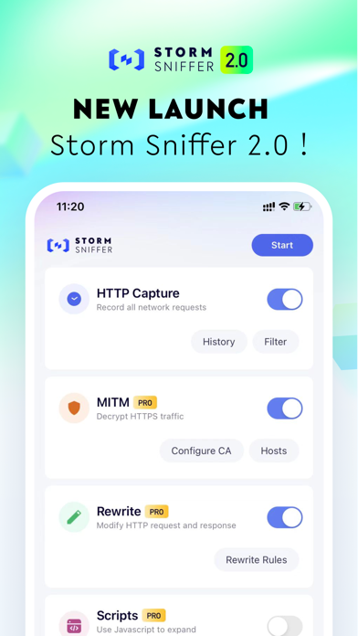 Storm Sniffer - Packet Capture App Store screenshot 1