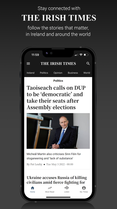 The Irish Times App Store screenshot 1