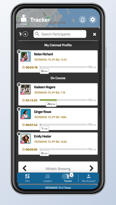IRONMAN Tracker App Store screenshot 2
