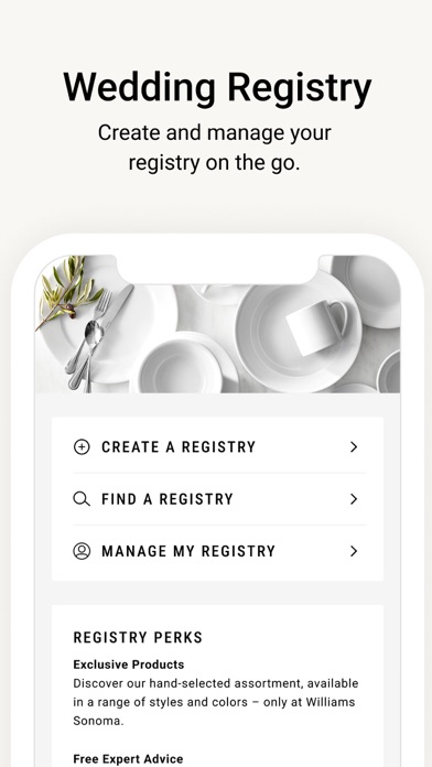 Williams Sonoma App Store screenshot 2