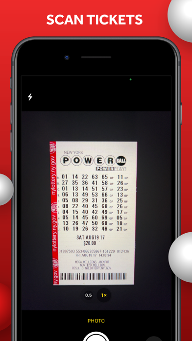 Powerball Live: Ticket Scanner App Store screenshot 2