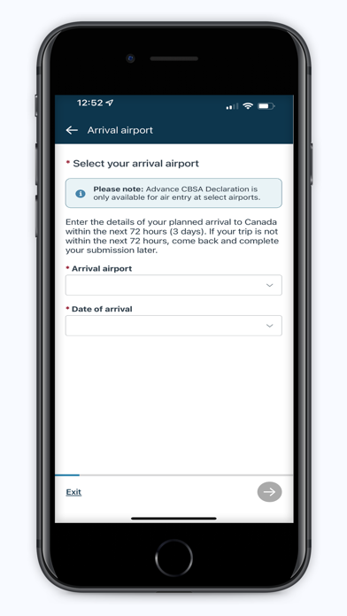 ArriveCAN App Store screenshot 2