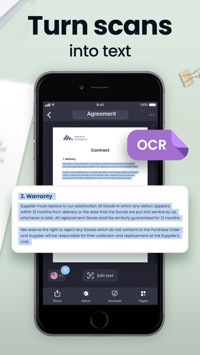 Scan Hero: PDF Scanner App Store screenshot 2