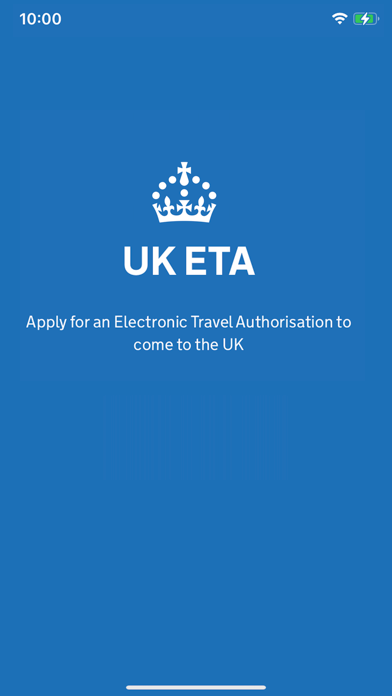 UK ETA App Store screenshot 1