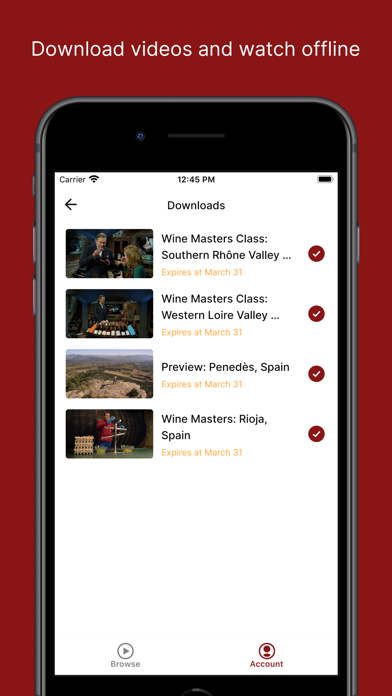WineMasters.tv App Store screenshot 2