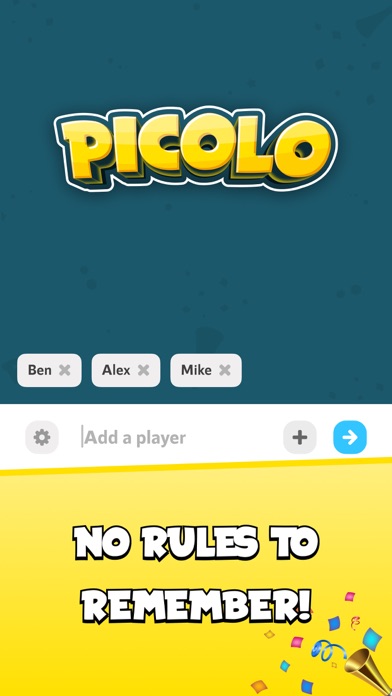 Picolo · Party game App Store screenshot 1