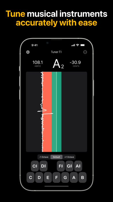 Tuner T1 App Store screenshot 1
