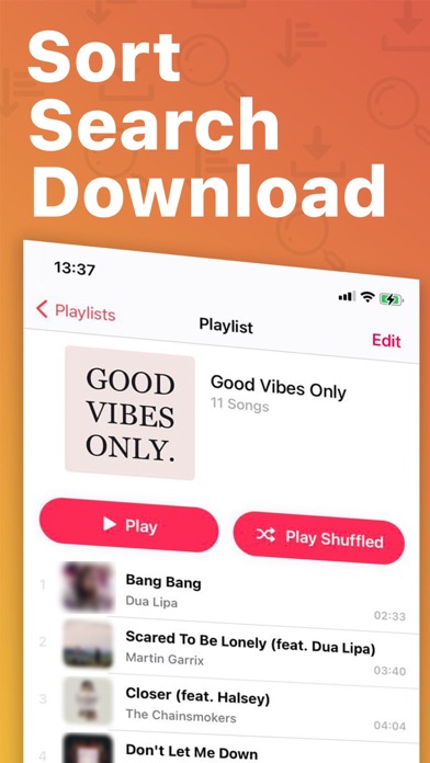 Melodista Music Offline Player App Store screenshot 2
