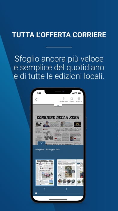 Corriere della Sera - Edicola App Store screenshot 2