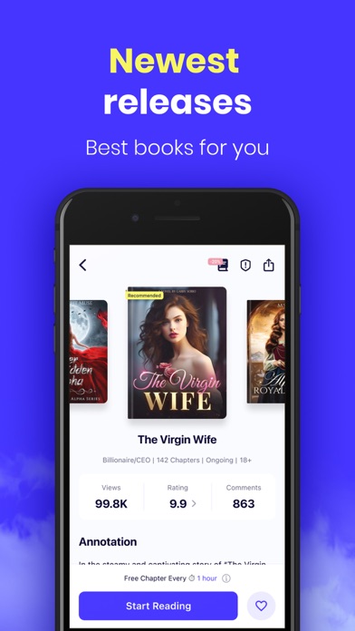 AlphaNovel - Novels & Stories App Store screenshot 2