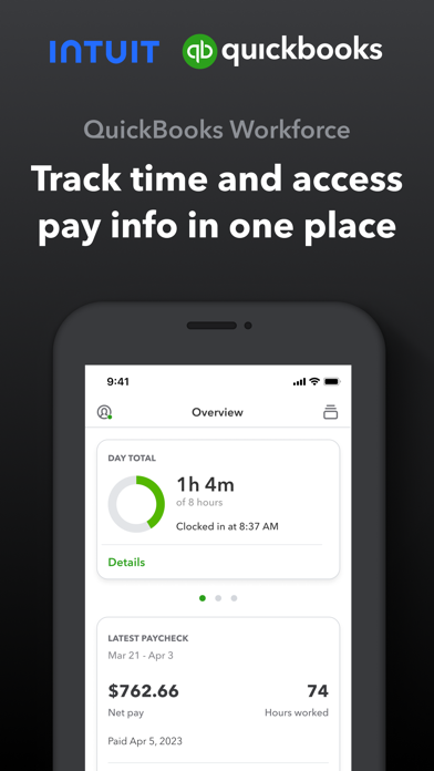 QuickBooks Workforce App Store screenshot 1