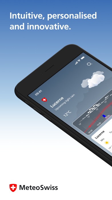 MeteoSwiss App Store screenshot 1