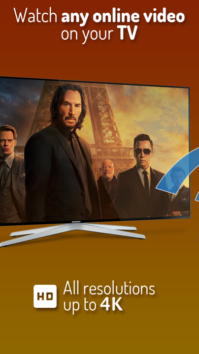 Cast Web Videos to TV - iWebTV App Store screenshot 1