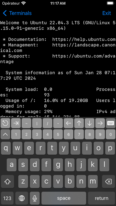 Terminal# App Store screenshot 1