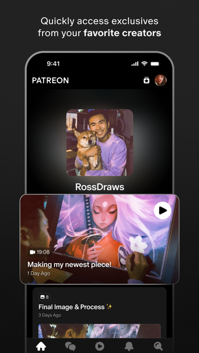 Patreon App Store screenshot 1