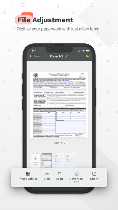 Scan Now: PDF Document Scanner App Store screenshot 1