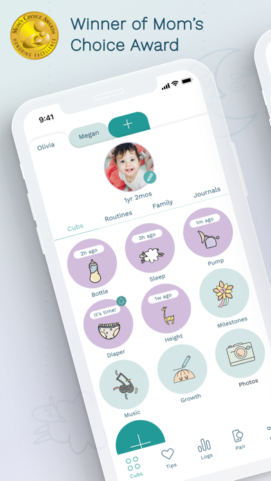 Cubtale: Pregnancy & Baby App Store screenshot 1