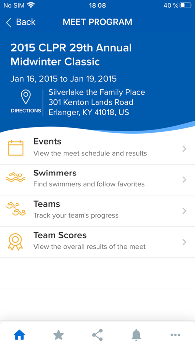 Meet Mobile: Swim App Store screenshot 2