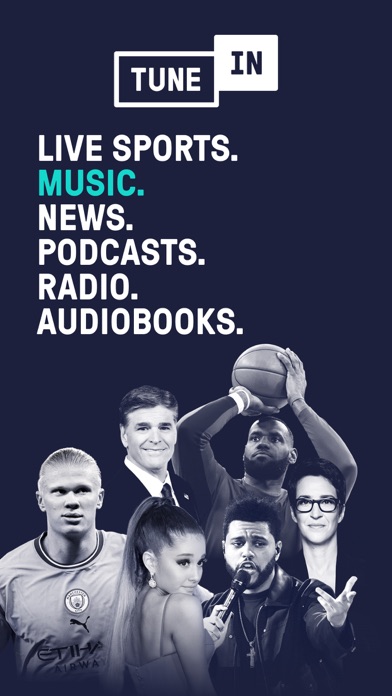 TuneIn Radio: Music & Sports App Store screenshot 2