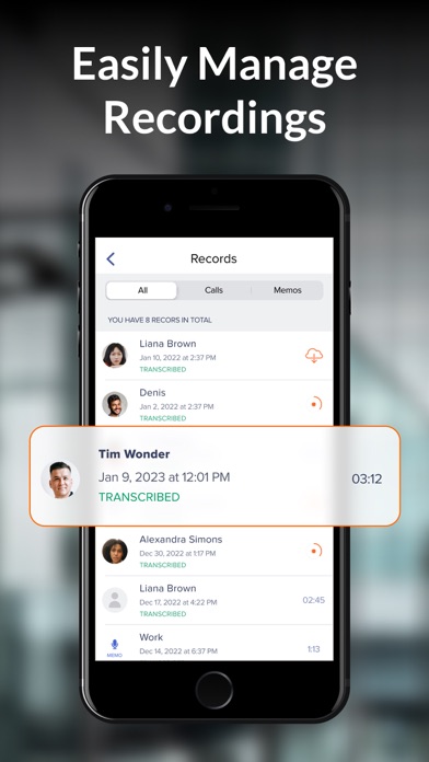 Call Recorder iCall App Store screenshot 2