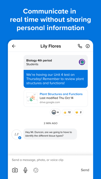 Remind: School Communication App Store screenshot 1