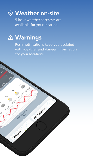 MeteoSwiss App Store screenshot 2