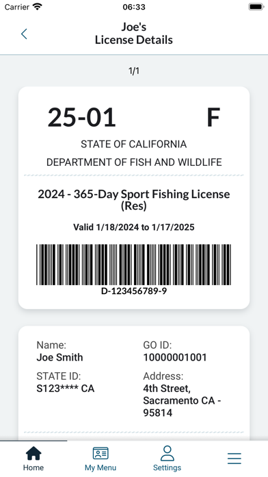 CDFW License App Store screenshot 2