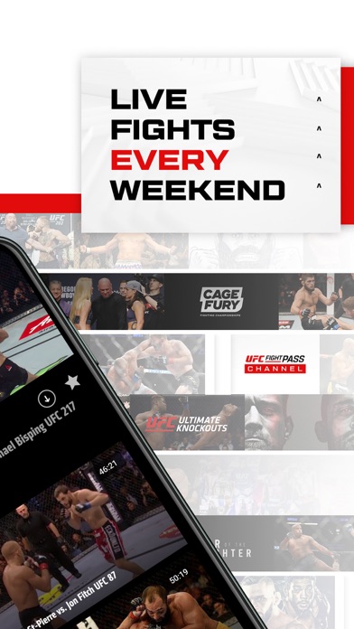 UFC App Store screenshot 2