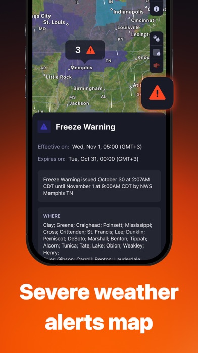The Wildfire Tracker: Fire Map App Store screenshot 2
