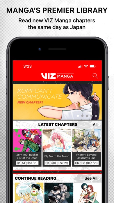 VIZ Manga App Store screenshot 1