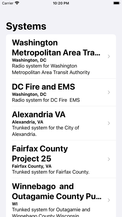 OpenMHz App Store screenshot 2