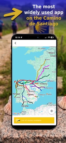 Buen Camino de Santiago App App Store screenshot 1