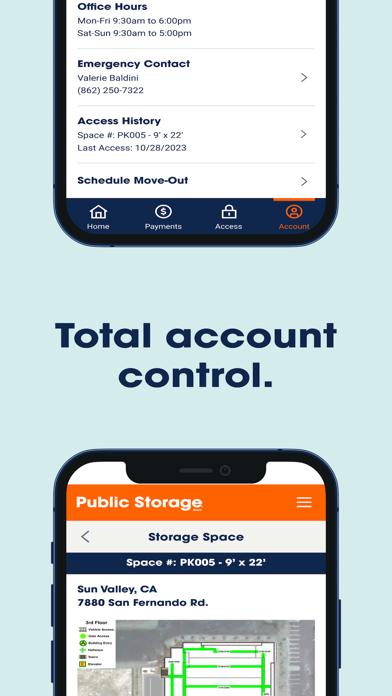 Public Storage App Store screenshot 1