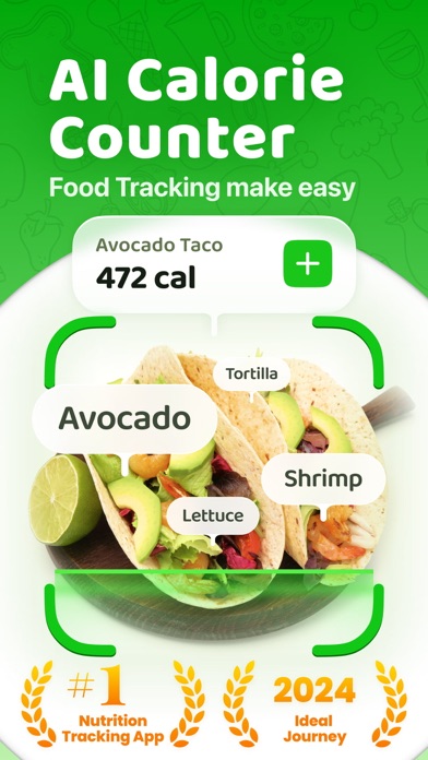 Calo: AI Food Calorie Counter App Store screenshot 1